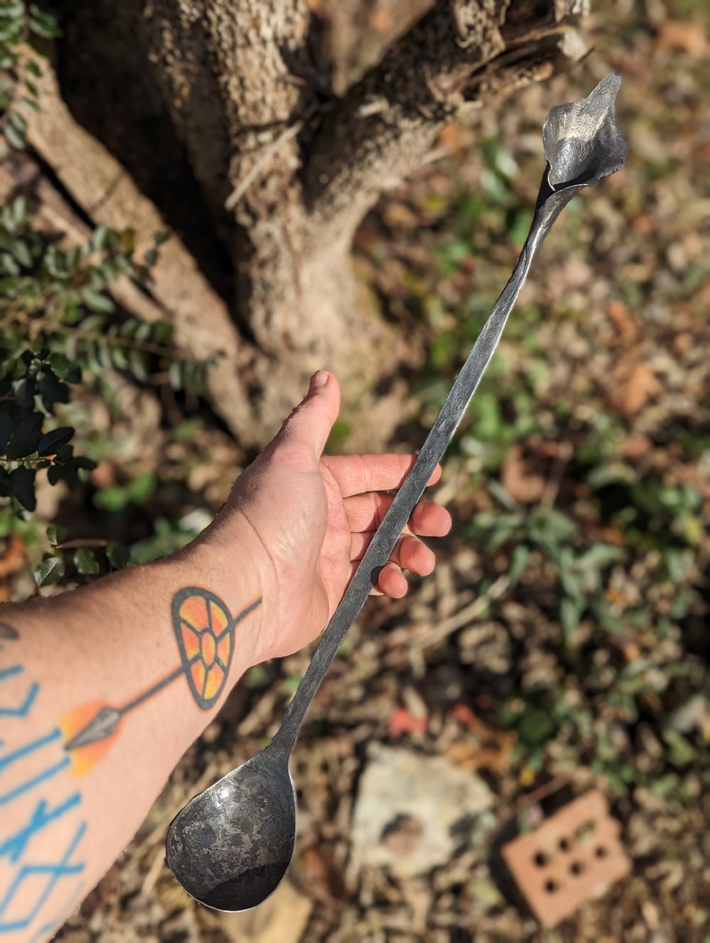 Forged to Order Calla Lily Cauldron Spoon