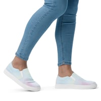Image 2 of Women’s slip-on canvas shoes White color