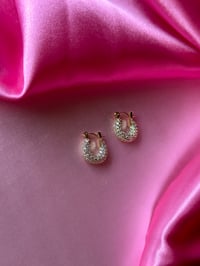 Image 2 of Lily Gold Mini Hoops