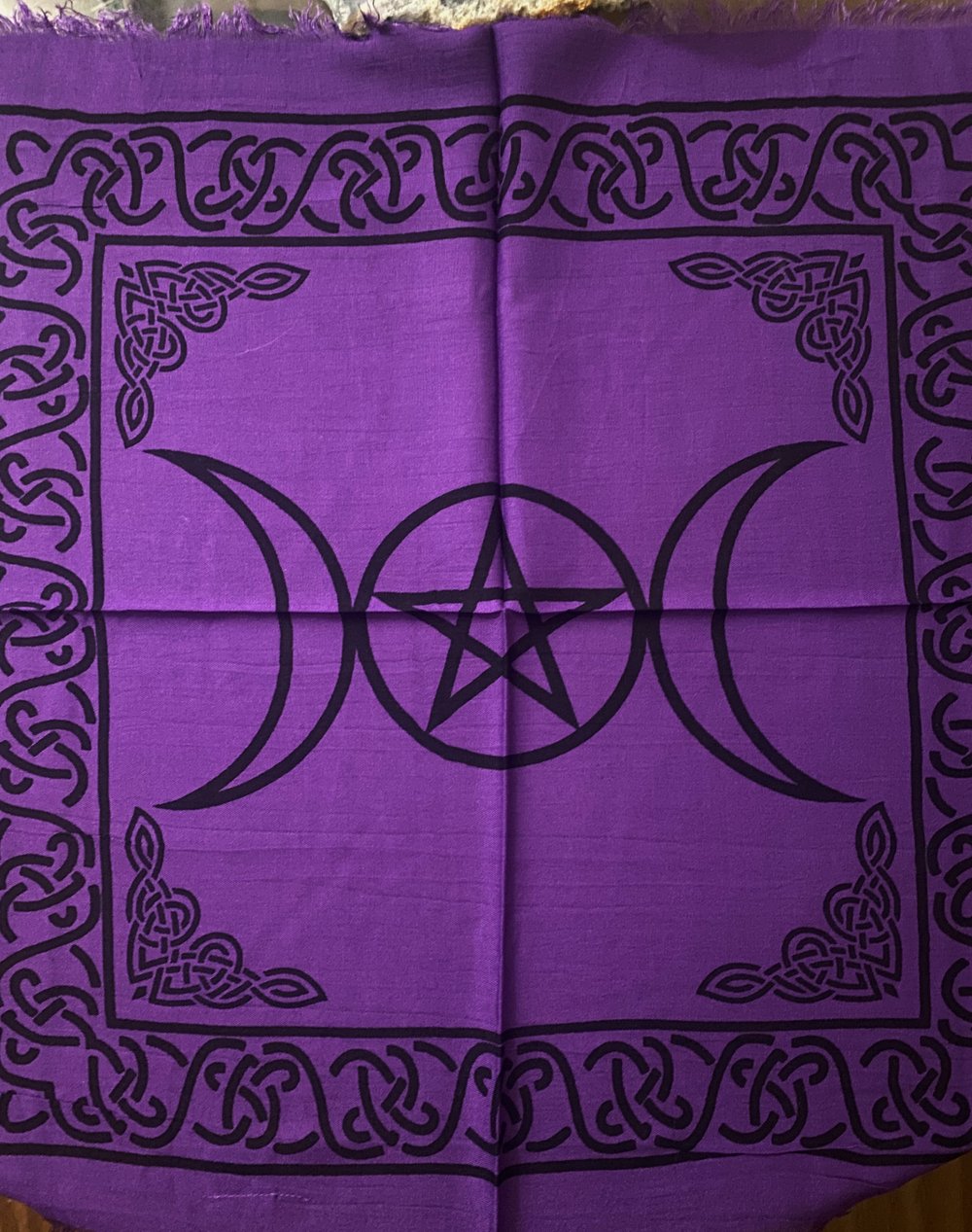 Image of Triple Moon Altar Cloth (18x18)