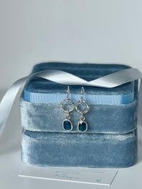 Image 2 of Neon Kyanite Earrings 