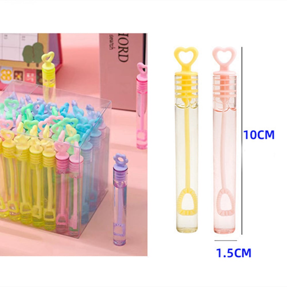 Image of 10-30PC Mini Cute Bubble Empty Tube Toy Kids Birthday Party Favors School Gifts Wedding Guests Souve