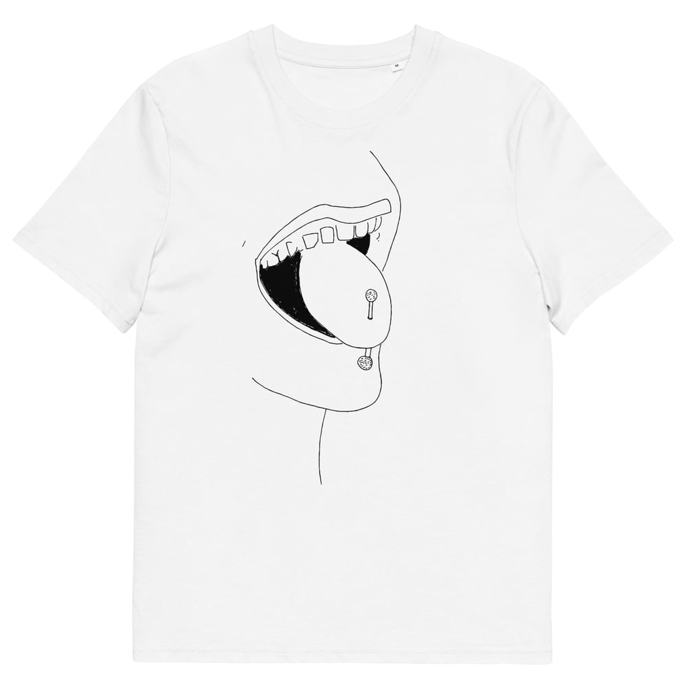 Tongue Ring - Unisex organic cotton t-shirt
