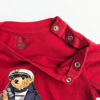 Image 8 of Baby Boy 12M Ralph Lauren Signature Pony & Polo Bear Red & Blue T-Shirt Bundle