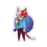 Image 6 of Space Animal Chibi Star Stickers