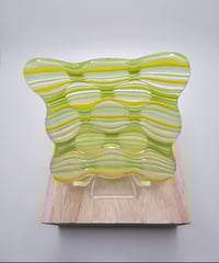 Image 5 of 6" Fused Glass Optics Dish
