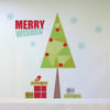 Christmas Tree and Presents Wall Decal Sticker Removable and Reusable