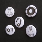 Image of John Peel badges