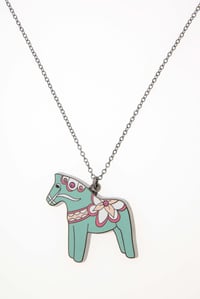 Image 2 of Dala Horse Necklace