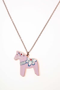 Image 1 of Dala Horse Necklace
