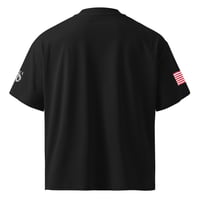 Image 14 of Unisex USA 250 Hellfish Haven organic oversized high neck t-shirt