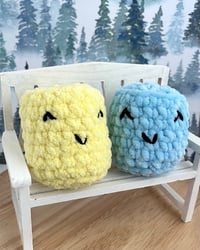 Image 5 of Crochet Marshmallow Stress Ball Plush