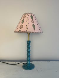 Image 3 of "Rose" - Hand Painted Decorative Shade for a Table Lamp