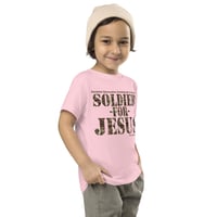 Image 4 of Soldier For Jesus Toddler Short Sleeve Tee