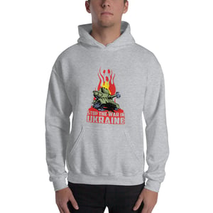 Image of Stop the war in Ukraine Unisex Hoodie