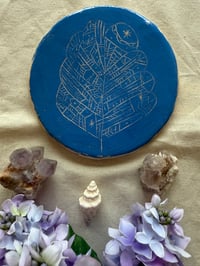 Image 6 of Grand sous-plat Plume Céramique 🌟