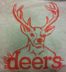 Image of Deers T-Shirt (Grey & Red)