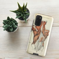 Image 10 of Antique Anatomical Illustration Human Posterior Musculature Tough case for Samsung®