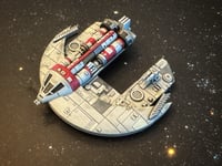 Image 5 of Star Wars X-Wing 1/270 Punishing One Jumpmaster 5000 • Raw or Painted 12k HRres 3D copy