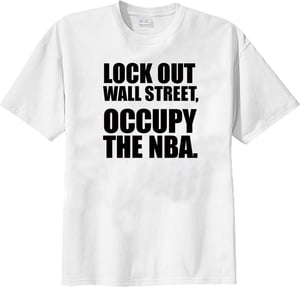 Image of "Occupy the NBA T-Shirt"