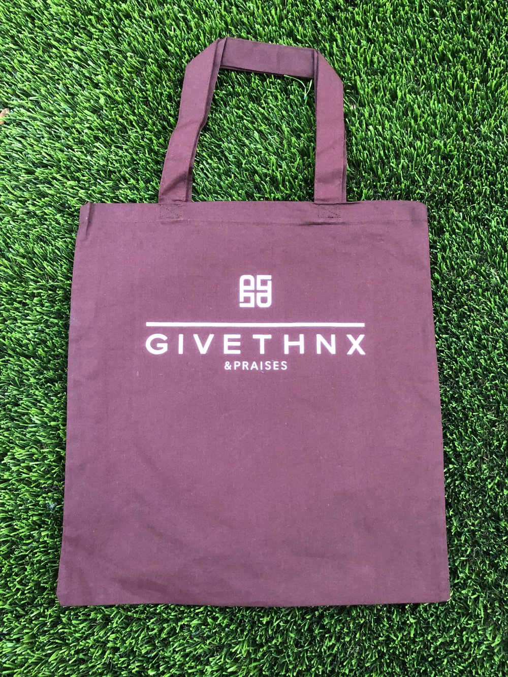 Givethnx & Praises tote bags