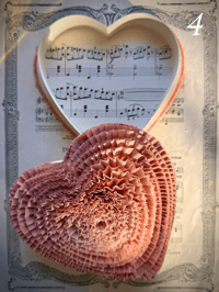 Image 9 of Antique Pink Ombre Heart Candy Boxes (multiple options)