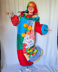 Image 5 of Primary Patchwork clownsuit "XL"
