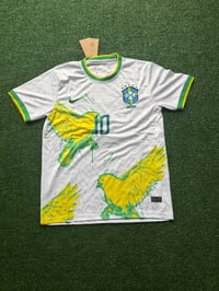 Image 1 of     Brazil national football team Neymar Jr Eagle Art Jersey