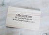 Personalised Rubberwood Serving Board
