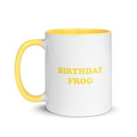 Image 2 of Birthday Frog - Mug with Color Inside