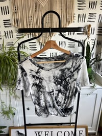 Image 1 of tie dye crop top 