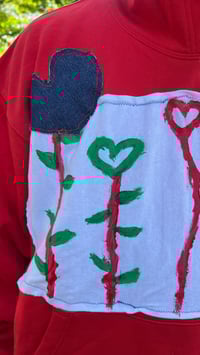 Image 4 of Flowers in 𝒫𝒜ℛℐ𝒮 hoodie 