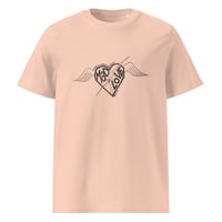 Image 4 of Mad Love Heart | organic unisex t-shirt (light colors)