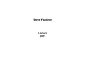 Image of Lecture Notes 2011 eBook