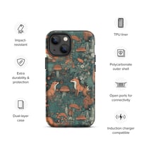 Image 17 of Boho Nature Cottagecore Inspired Fox Among Mushrooms Tough Case for iPhone®