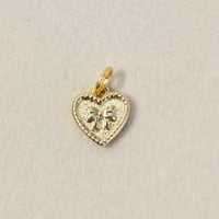 Image 1 of Heart Bow Charm