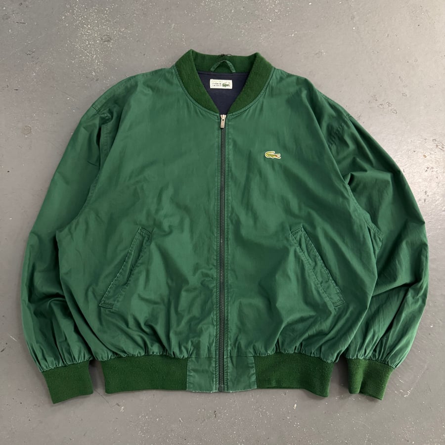 Image of 1980s Chemise Lacoste bomber jacket, Size XL