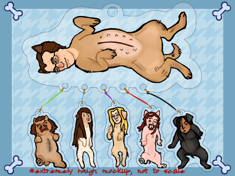 Dogklok charms Stock Image 2