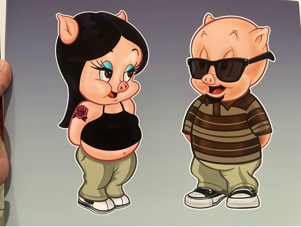 Image of Porky and Petunia 