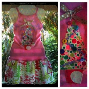 Image of sz 3-4 Xmas Singlet dress