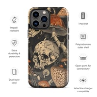 Image 20 of Goblincore Skull and Mushroom Grunge/Punk Tough Case for iPhone®