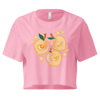 Image 2 of Peaches and Sparkles Women’s crop top