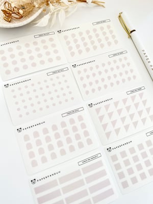 Image of Natural Transparent Mini Shapes Set
