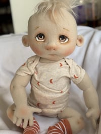 Image of Edgar, 21” Somber Newborn Baby Boy