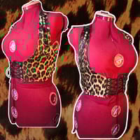 Image 2 of Leopard underbustvest size S/M