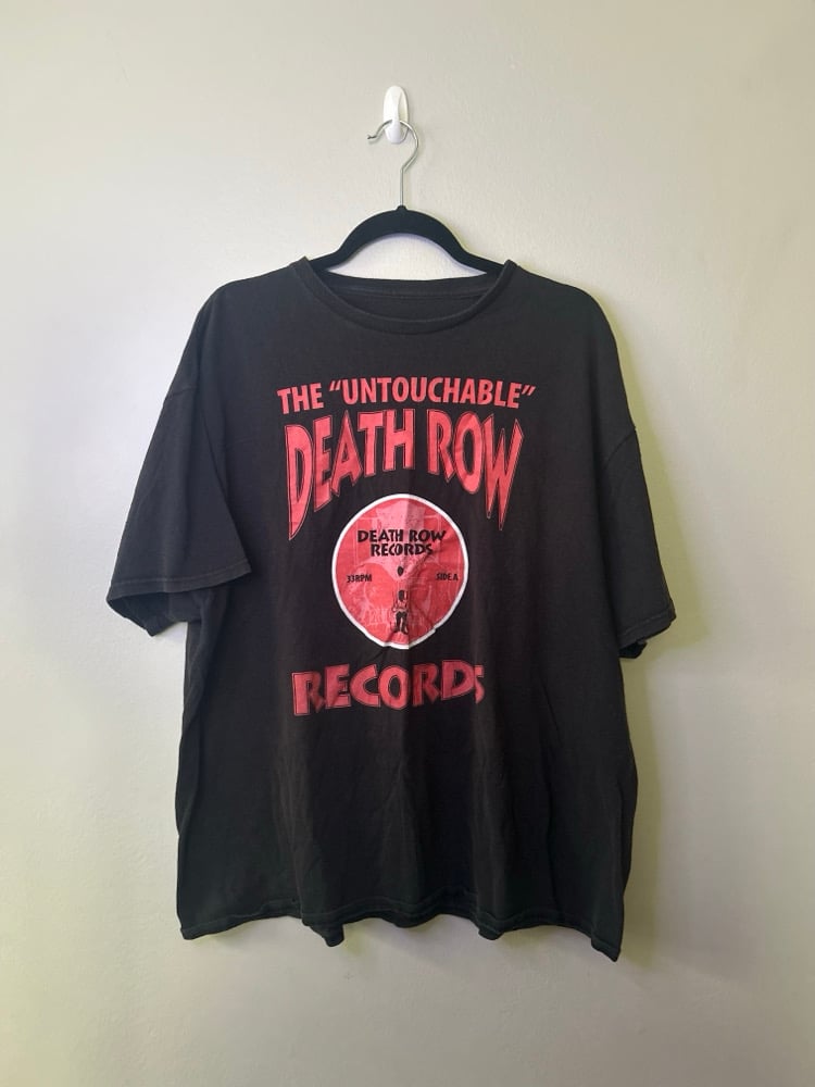 Image of DEATH ROW BLACK T SHIRT-2x