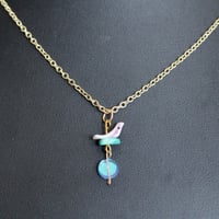 Image 3 of Purple Bird Necklace