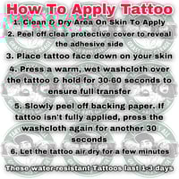 Image 2 of NEW Grass Rats Garage Temporary Tattoos!! (FREE USA SHIPPING 🇺🇸)