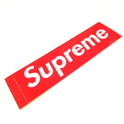 Image of Red Supreme Box Logo Sticker