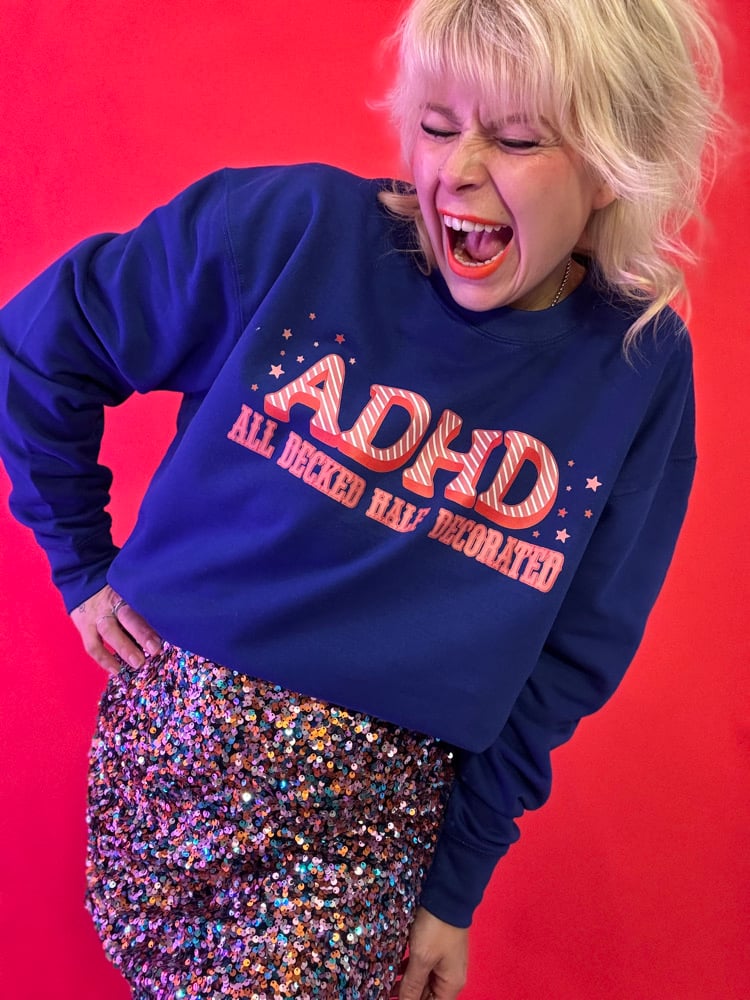 Image of ADHD half decked half decorated